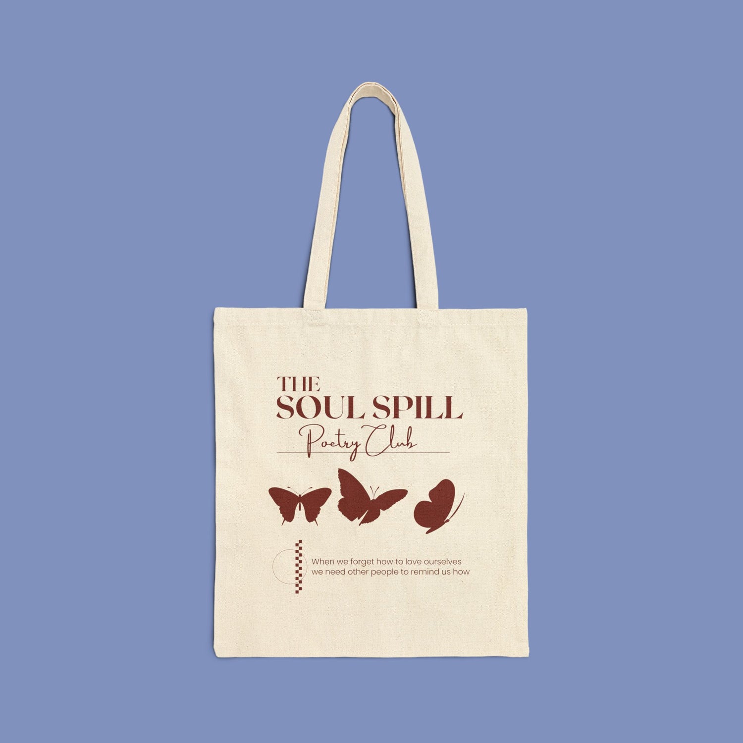 Poetry Club Tote - Cherry