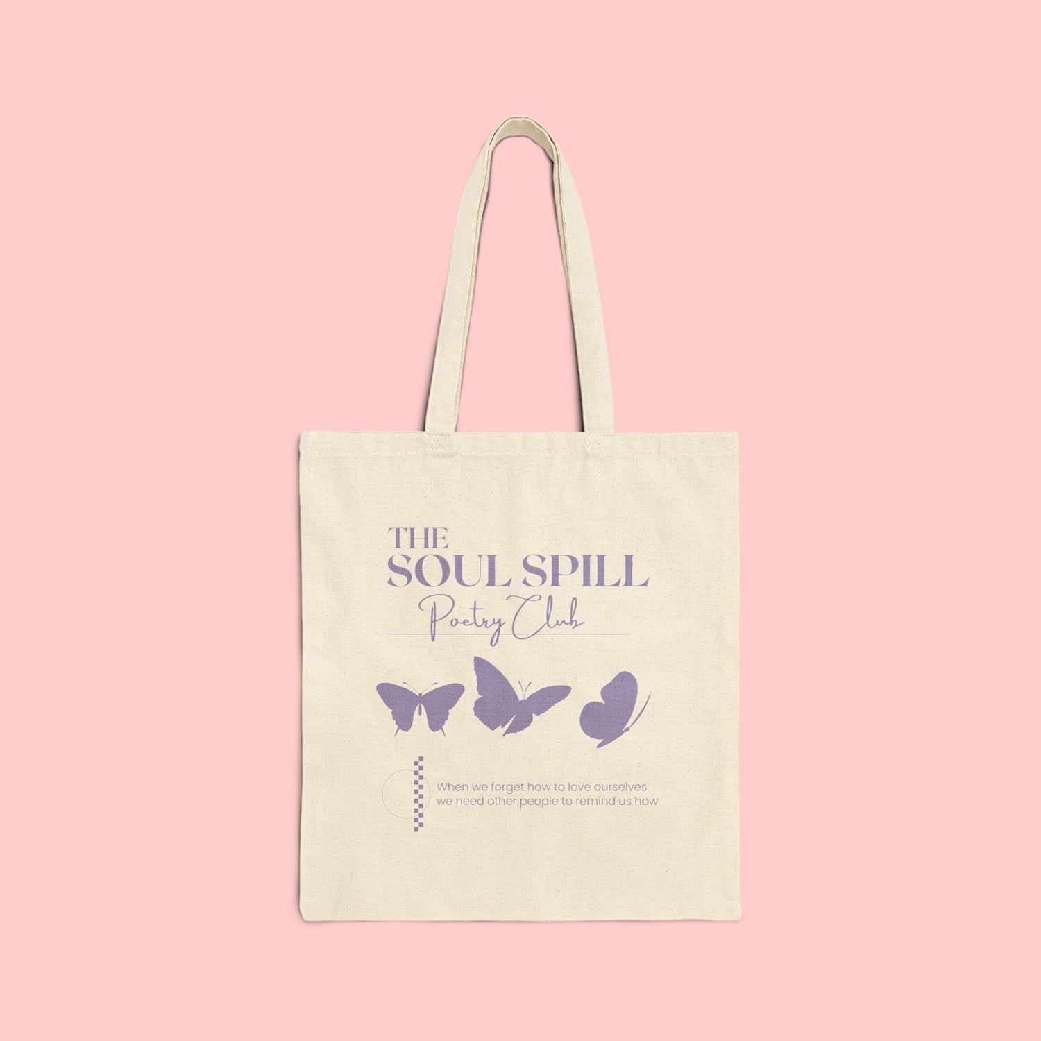 Poetry Club Tote - Lilac