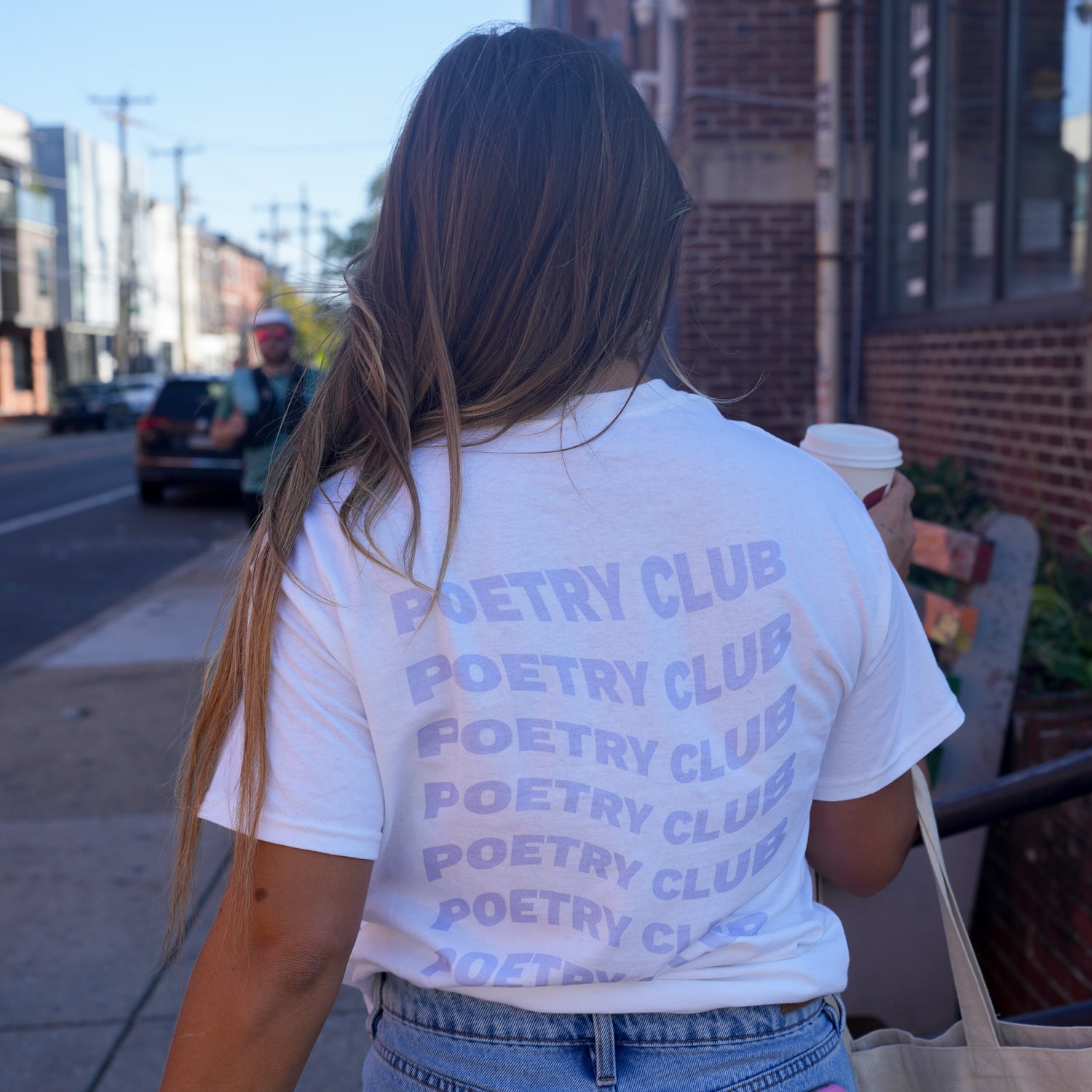 Poetry Club Tee - Lilac