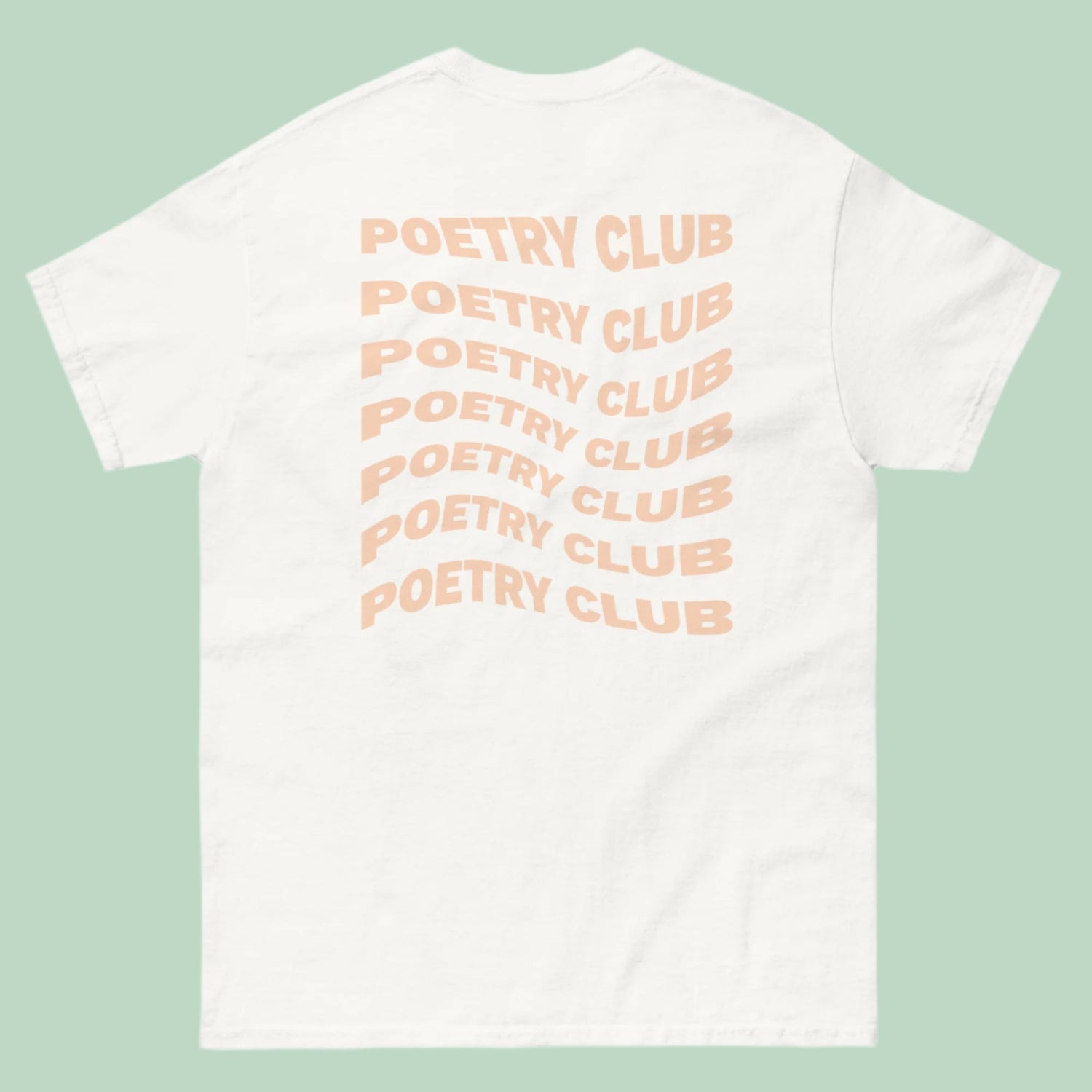 Poetry Club Tee - Canteloupe